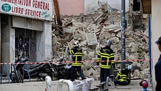 Two buildings collapse in Marseille leaving two people hurt