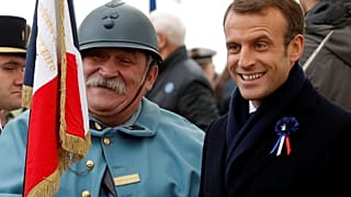 Macron besucht Schlachtfelder des Ersten Weltkrieges