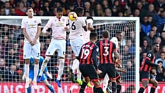 Nemanja Matic poppy-less for Manchester United versus Bournemouth.