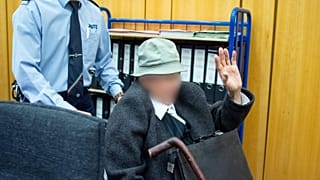 The wheelchair-bound man appeared in court in Münster, Germany