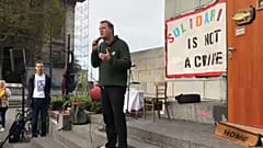 Belgas manifestam solidariedade para com migrantes