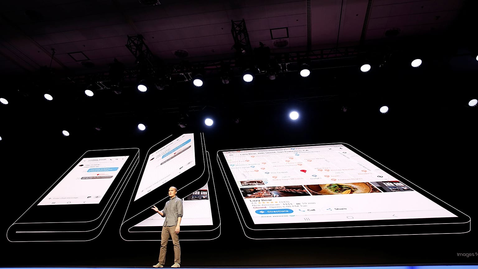Halb Handy, halb Tablet: Samsung stellt faltbares Smartphone vor