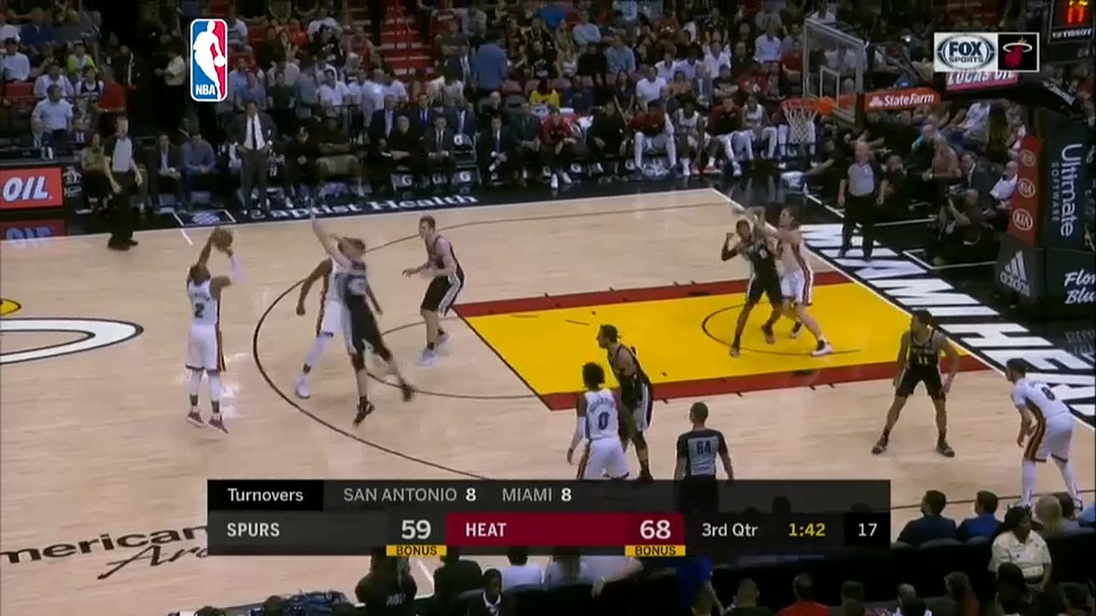 NBA: Miami batte San Antonio 95-88