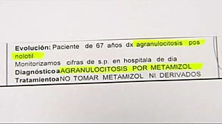 España: sanidad recomienda no vender ni recetar Nolotil a turistas