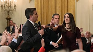People are claiming video shared by Sarah Sanders of Jim Acosta was doctored — here's why 