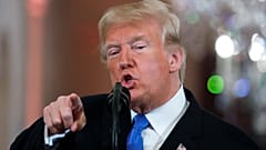 Donald Trump holds a post-midterm elections news conference at White House.