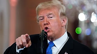 Donald Trump holds a post-midterm elections news conference at White House.