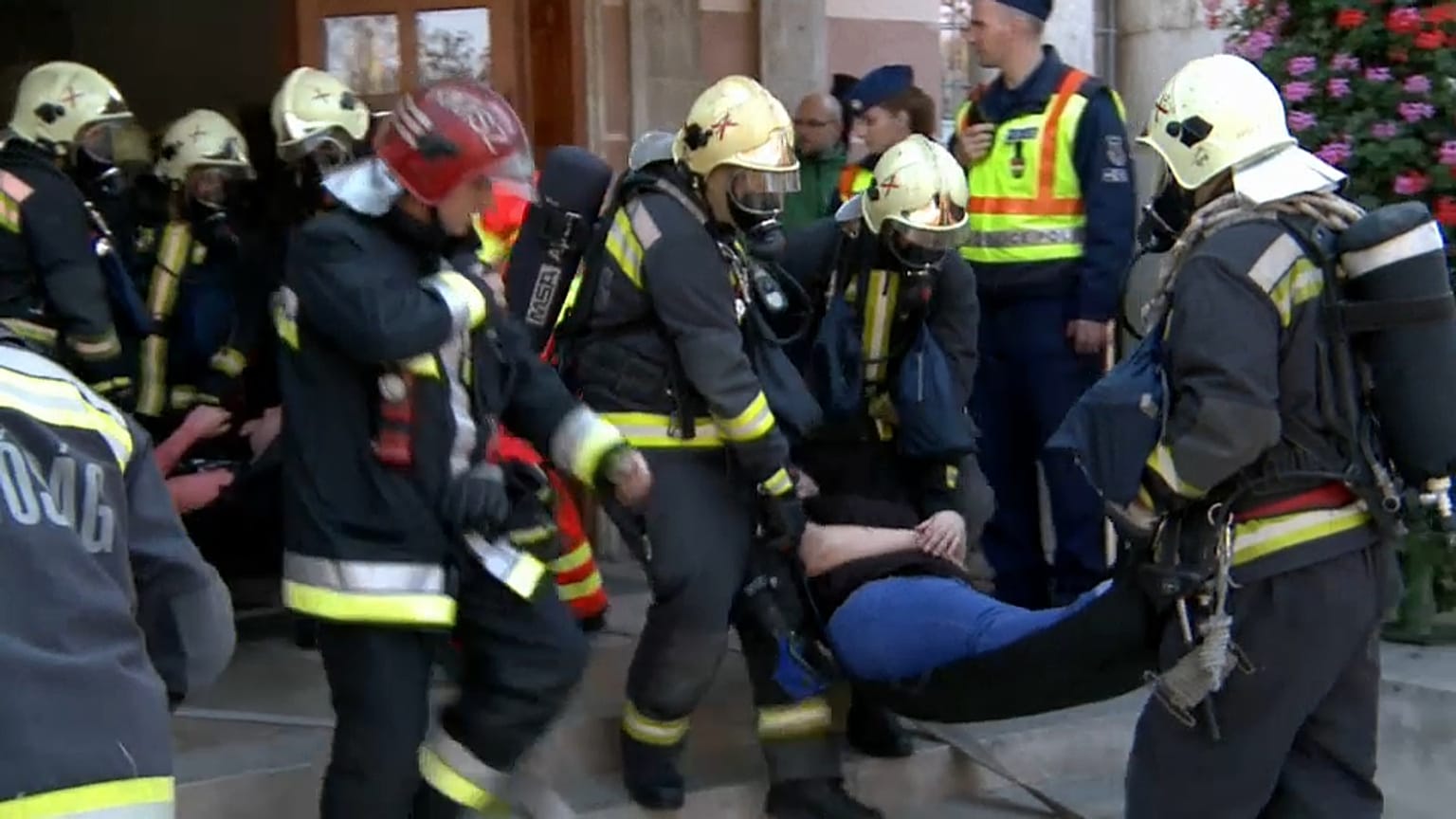 Simulacro de atentado en Budapest 