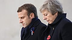Emmanuel Macron und Theresa May