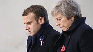 Emmanuel Macron und Theresa May