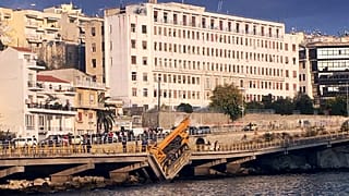 Καβάλα: Κατάρρευση γέφυρας χωρίς θύματα