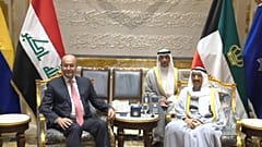 برهم صالح من الكويت: لا نريد للعراق أن يحمل وزر العقوبات على إيران