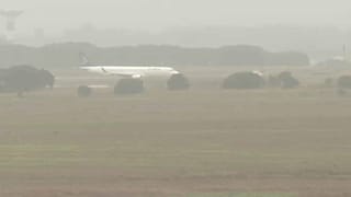 Aterragem de emergência no aeroporto de Beja