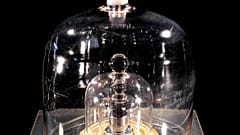 The International Prototype of the Kilogram is pictured in Paris, France