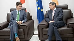 Συνάντηση Ν. Αναστασιάδη με τον πρωθυπουργό του Καναδά
