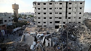 Quello che resta della tv di Hamas.