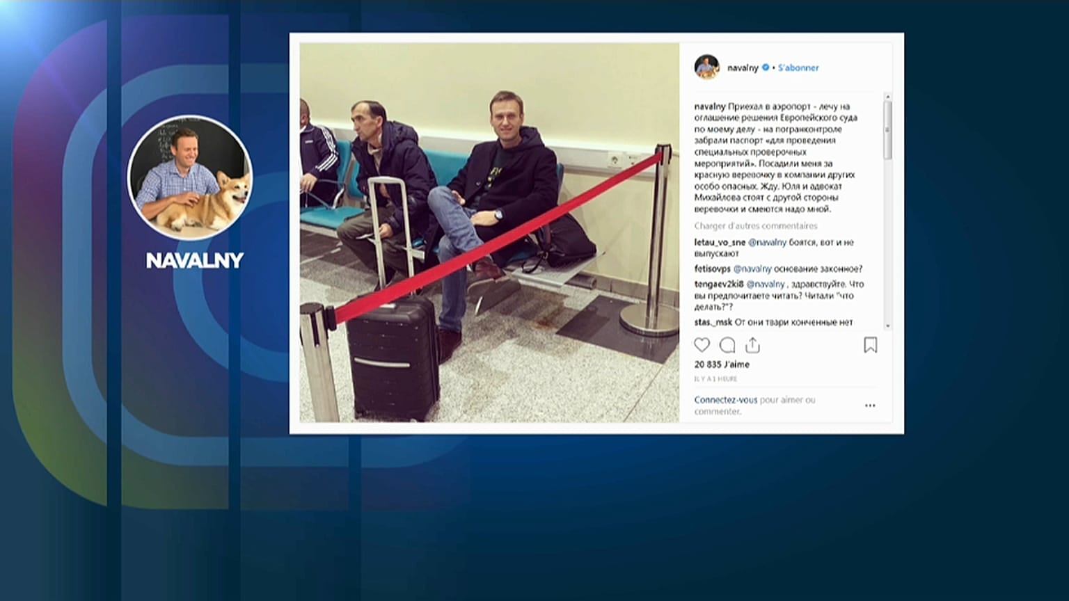 Rusia prohíbe a Navalny salir del país