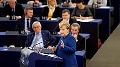 Merkel defiende "un auténtico ejército común" europeo