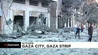 Nach den Luftangriffen: Trümmerfeld in Gaza