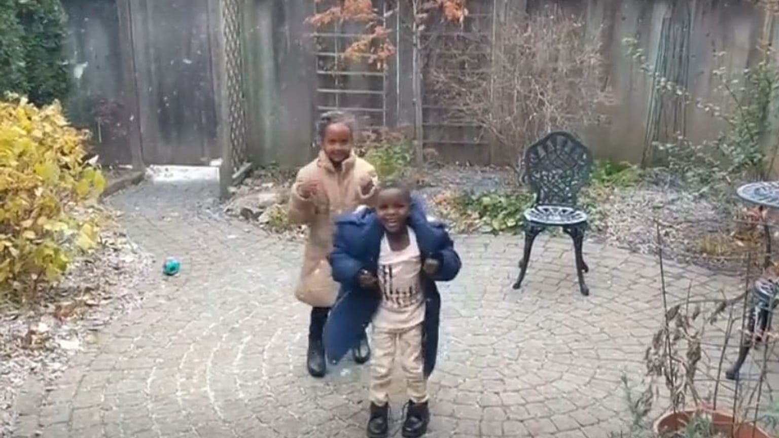 The children arrived in Toronto last week from a refugee camp in Sudan