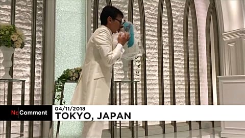 Japanese man 'marries' virtual reality character