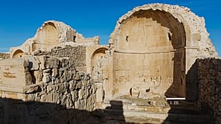كنيسة المعمودية بجوار الكنيسة الشمالية في شبطا بالنقب