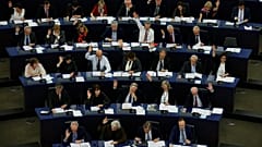 MEPs take part in a voting session at the European Parliament in Strasbourg