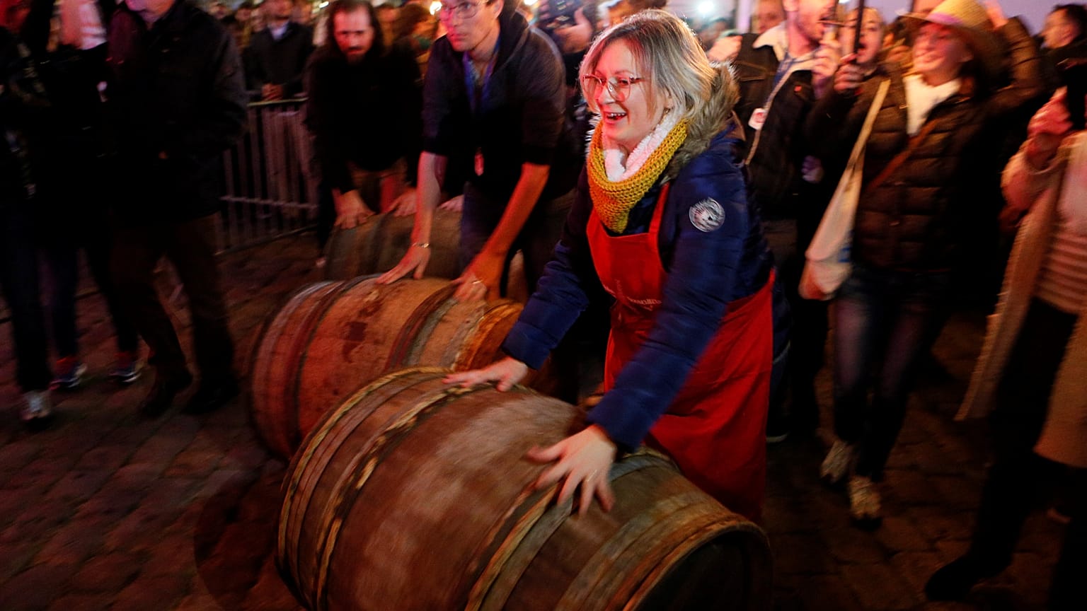 Lione: la festa del Beaujolais Nouveau