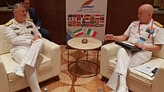 دیدار فرماندهان نیروی دریایی ایران و ایتالیا (عکس از فارس)