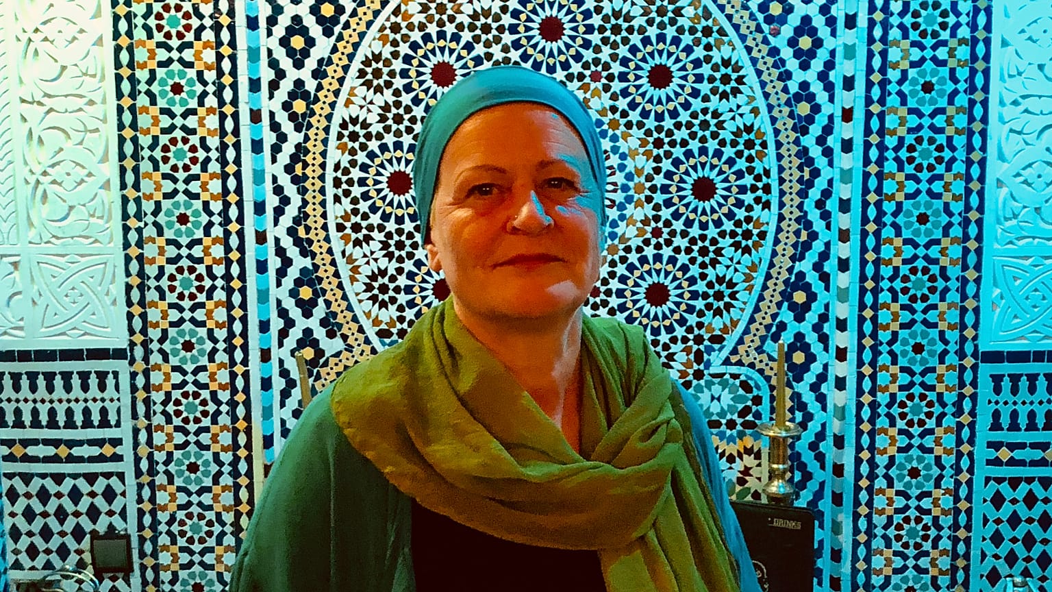 Alman Heike Eva Arndt 25 yıl önce İslamiyet'i seçti Foto: Bahtiyar Küçük
