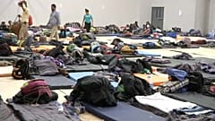 A mexikói-amerikai határhoz ért a migránskaraván első része