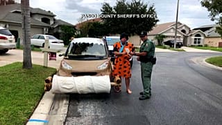 Zu schnell unterwegs: "Fred Flintstone" von der Polizei angehalten