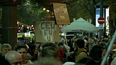 A CEU és az oktatás szabadsága miatt tüntettek