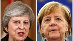 Theresa May e Angela Merkel