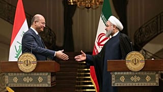 حسن روحانی و برهم صالح