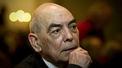 Loureiro dos Santos, em 2013, num jantar de oficiais em Lisboa