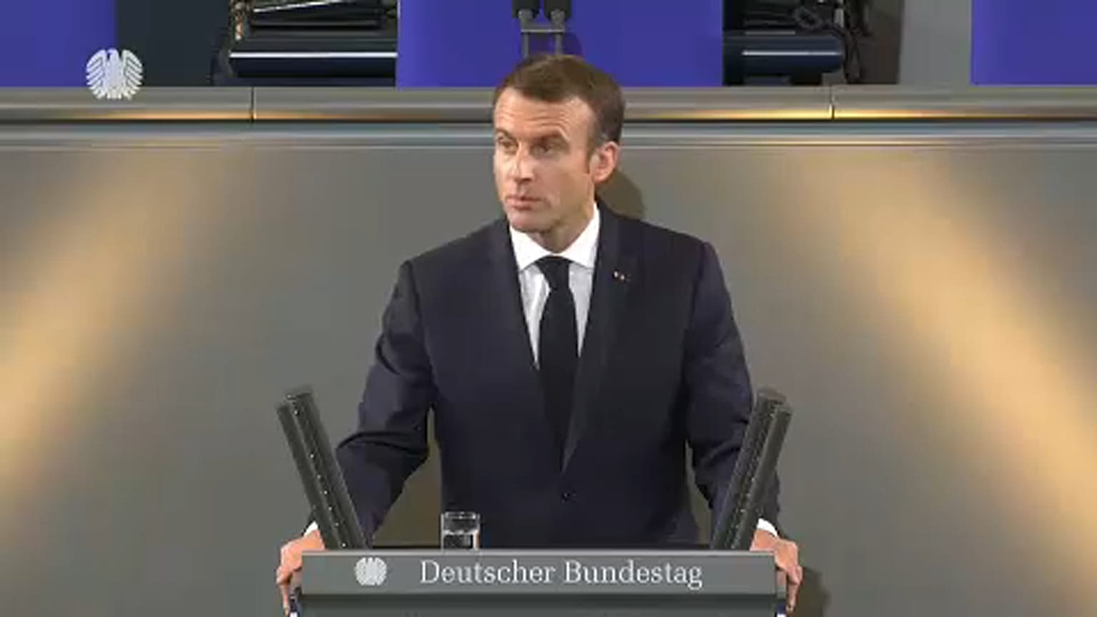 Macron pleads for EU unity in Berlin