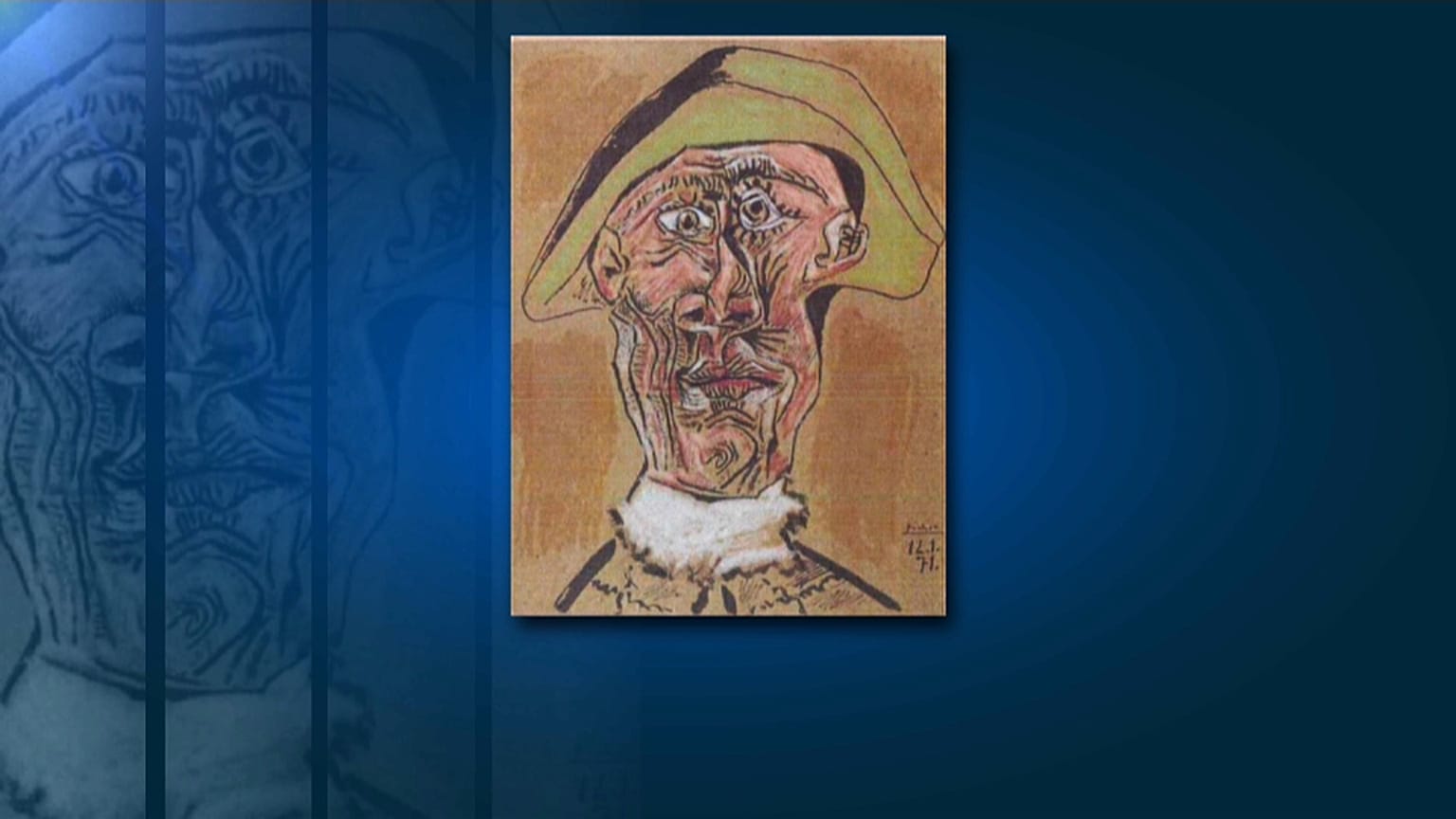 "Tête d'Arlequin" von Picasso