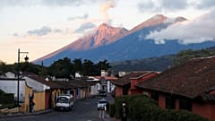 Volcán de Fuego en Guatemala