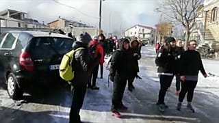 La marcia delle donne per la ricostruzione