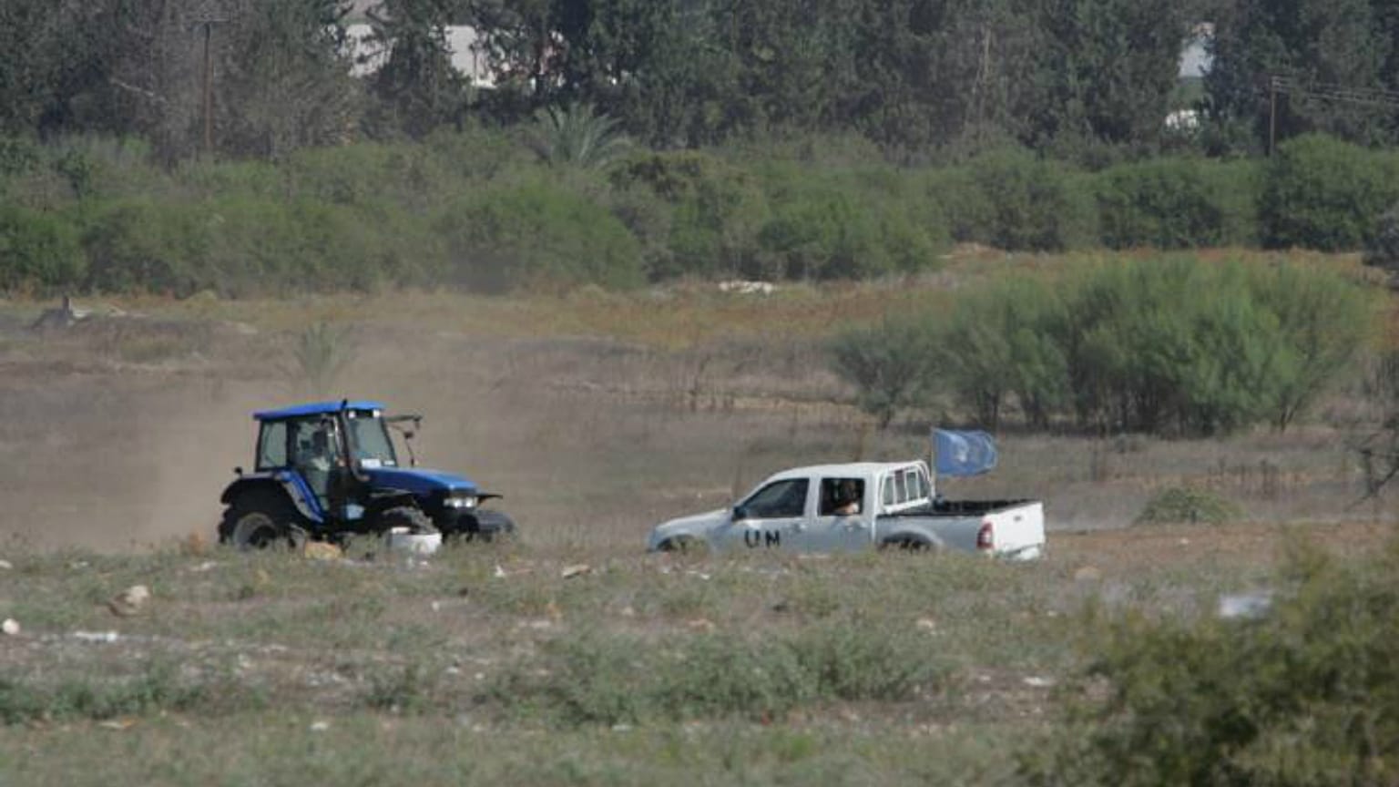 Παρενόχληση αγροτών από τον κατοχικό στρατό στην νεκρή ζώνη