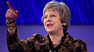 Die britische Premierministerin Theresa May