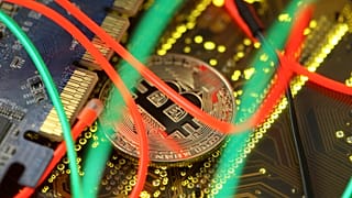  Representation of the Bitcoin virtual currency 