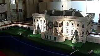LEGO-ból építették meg a Fehér Házat a Fehér Házban