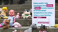 Kolombiya'da çocuk istismarına oyuncaklı tepki