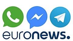 Suivez Euronews sur WhatsApp, Messenger et Telegram