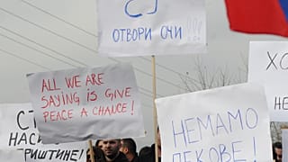 Сербы против косовских пошлин: "ЕС, открой глаза!"