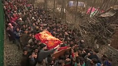 كشمير: المئات يشيعون جنازة "مسلحين مسلمين" قتلوا على يد الجيش الهندي 