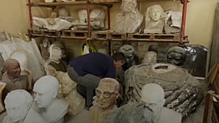 The hospital for broken statues in Buenos Aires
