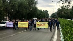 پانزدهمین روز اعتراض کارگران فولاد اهواز